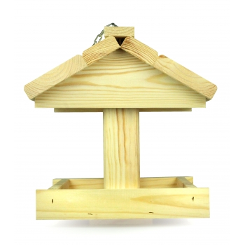 Karmnik dla ptaków drewniany KR-3 Surowy
